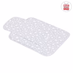 Cambrass 35423 tappetino variabile Cotone, Poliestere, Cloruro di polivinile (PVC) Grigio Piatto