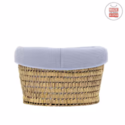 Cambrass 45010 letto per bambino Culla di vimini Cotone, Poliestere Blu - Vista aggiuntiva 4