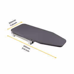Emuca 8080020 asse da stiro Asse da stiro completo 81 x 30 mm - Vista aggiuntiva 3