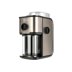 Black&decker - Black+Decker - Macinacaffè elettrico de BXCG151E Serbatoio da 200 g 14 livelli de Grinder Capacità 12 tazze Design in acciaio