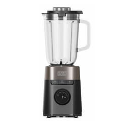 Black & Decker BXJB1201E 2,2 L Frullatore da tavolo 2200 W Nero, Argento, Trasparente