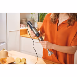Black & Decker BXHBA1000E frullatore Frullatore ad immersione 1000 W Acciaio inox - Vista aggiuntiva 4