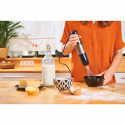 Black & Decker BXHBA1000E frullatore Frullatore ad immersione 1000 W Acciaio inox - Vista aggiuntiva 6