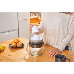 Black & Decker BXCJ30E spremiagrumi 30 W Nero, Trasparente - Vista aggiuntiva 4
