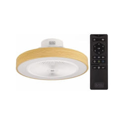 Black&decker - Black+decker bxefc60e ceiling fun ventilatore a soffitto con telecomando, 61 w, diametro 49cm