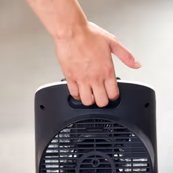 Black & Decker BXFSH2000E stufetta elettrica Interno Nero, Bianco 2000 W Riscaldatore ambiente elettrico con ventilatore - Vista aggiuntiva 4