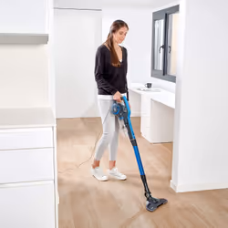 Black & Decker BXVMS600E scopa elettrica Aspirapolvere a bastone AC Secco Ciclonico, EPA Senza sacchetto 0,8 L 600 W Nero, Blu - Vista aggiuntiva 4