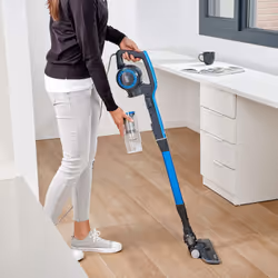 Black & Decker BXVMS600E scopa elettrica Aspirapolvere a bastone AC Secco Ciclonico, EPA Senza sacchetto 0,8 L 600 W Nero, Blu - Vista aggiuntiva 6