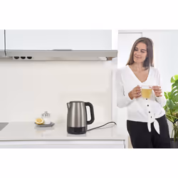 Black & Decker BXKE2201E bollitore elettrico 1,7 L 2200 W Nero, Acciaio inox - Vista aggiuntiva 6