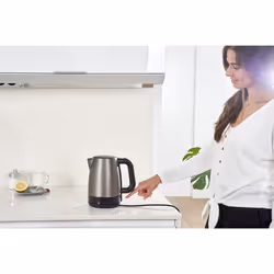Black & Decker BXKE2201E bollitore elettrico 1,7 L 2200 W Nero, Acciaio inox - Vista aggiuntiva 8