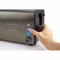 Black & Decker BXTOA900E tostapane 7 2 fetta/e 900 W Nero, Acciaio inox