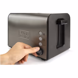 Black & Decker BXTOA900E tostapane 7 2 fetta/e 900 W Nero, Acciaio inox - Vista aggiuntiva 4
