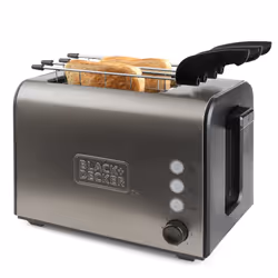 Black & Decker BXTOA900E tostapane 7 2 fetta/e 900 W Nero, Acciaio inox - Vista aggiuntiva 7