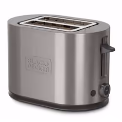 Black & Decker BXTOA901E, 2 fetta/e, Acciaio inox, Manopola, 900 W, 14,5 cm, 4,2 cm