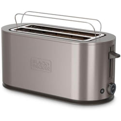 Black&decker - Black+Decker - Extra Large Toaster 1500W 260x42mm Slot 7 Livelli detoasting 6 Gamme detoasting Mica Incandescent Defrost, Reheat and