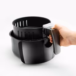 Black & Decker BXAF2500E friggitrice Singolo 2,5 L Indipendente 1500 W Friggitrice ad aria calda Nero - Vista aggiuntiva 4