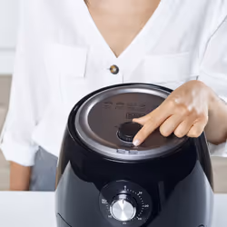 Black & Decker BXAF2500E friggitrice Singolo 2,5 L Indipendente 1500 W Friggitrice ad aria calda Nero - Vista aggiuntiva 7