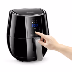 Black & Decker BXAF3500E friggitrice Singolo 3 L Indipendente Friggitrice ad aria calda Nero - Vista aggiuntiva 5