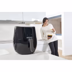 Black & Decker BXAF3500E friggitrice Singolo 3 L Indipendente Friggitrice ad aria calda Nero - Vista aggiuntiva 8