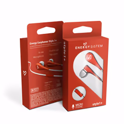 Energy Sistem Style 1+ Auricolare Cablato In-ear Musica e Chiamate Rosso - Vista aggiuntiva 6