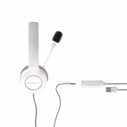 Energy Sistem 452156 cuffia e auricolare Cablato A Padiglione Musica e Chiamate USB tipo A Bianco - Vista aggiuntiva 6
