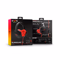 Energy Sistem ESG 4 Surround 7.1 Auricolare Cablato A Padiglione Gaming USB tipo A Nero, Rosso - Vista aggiuntiva 7