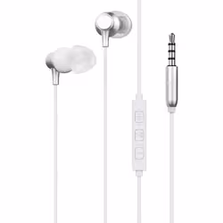 Energy Sistem Metallized Auricolare Cablato In-ear Musica e Chiamate Argento, Bianco - Vista aggiuntiva 3