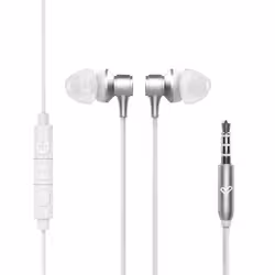 Energy Sistem Metallized Auricolare Cablato In-ear Musica e Chiamate Argento, Bianco - Vista aggiuntiva 4
