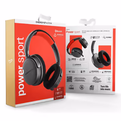 Energy Sistem Power Sport Auricolare Con cavo e senza cavo A Padiglione USB tipo-C Bluetooth Nero, Rosso - Vista aggiuntiva 6