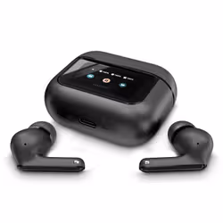 Energy Sistem Display ANC Auricolare True Wireless Stereo (TWS) In-ear Musica e Chiamate USB tipo-C Bluetooth Nero - Vista aggiuntiva 2
