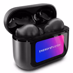 Energy Sistem Display ANC Auricolare True Wireless Stereo (TWS) In-ear Musica e Chiamate USB tipo-C Bluetooth Nero - Vista aggiuntiva 6