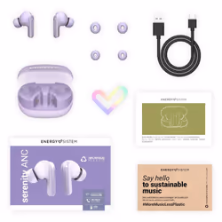 Energy Sistem Serenity ANC Auricolare True Wireless Stereo (TWS) In-ear Musica e Chiamate USB tipo-C Bluetooth Lavanda - Vista aggiuntiva 7