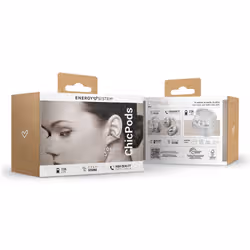 Energy Sistem 45966 Cuffie Wireless clip auricolare Chiamate/Musica/Sport/Tutti i giorni Bluetooth Bianco - Vista aggiuntiva 4