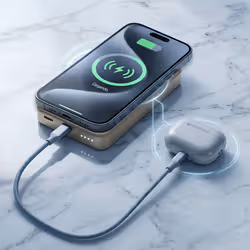 Energy Sistem Magnetic Powerbank 10000 mAh Carica wireless Champagne - Vista aggiuntiva 4