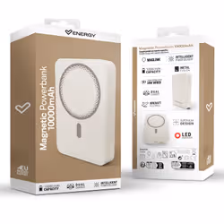 Energy Sistem Magnetic Powerbank 10000 mAh Carica wireless Champagne - Vista aggiuntiva 6