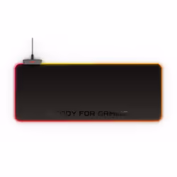 Energy Sistem GAMING Pad ESG P5 RGB Tappetino per mouse per gioco da computer Nero