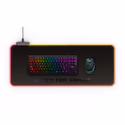 Energy Sistem GAMING Pad ESG P5 RGB Tappetino per mouse per gioco da computer Nero