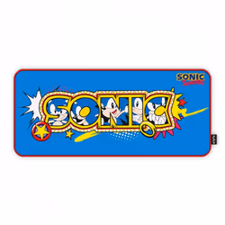 Energy Sistem Gaming Mouse Pad ESG Sonic Classic, Multicolore, Immagine, Gomma, Spandex, Barra appoggiaferro antiscivolo, Tap ...