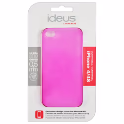 Ideus COIP4SPCSKFU, Cover, Apple, iPhone 4S, Rosa