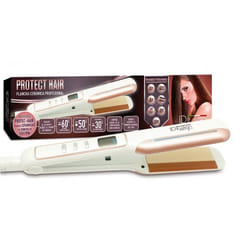 ID Italian IDEPROTECTH messa in piega Piastra per capelli Caldo Perlato, Rosa 35 W
