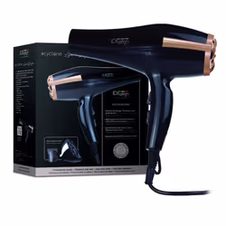 Italian Design Cyclone Air Tech 2300W Light and Brigth, Nero, Oro, Monocromatico, Gancio per appendere, 2300 W, 1 pz, Scatola