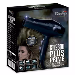 Italian Design GTI 2600 Plus Prime asciuga capelli 2200 W Nero