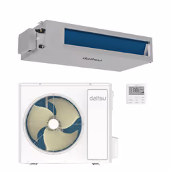 DAITSU Electric 3NDA04525, Climatizzatore split system, Ufficio, Acciaio inox, Raffreddamento, Ventilatore, Riscaldamento, 12 ...