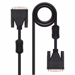 Nanocable 10.15.0603, 3 m, DVI, DVI, Maschio, Maschio, Nero