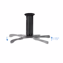 TooQ PJ1010TN-B supporto per proiettore Soffitto Nero - Vista aggiuntiva 4