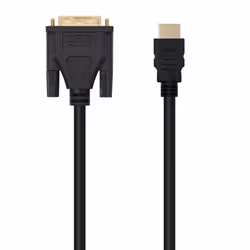 Nanocable 10.15.0502 cavo e adattatore video 1,8 m DVI HDMI Nero