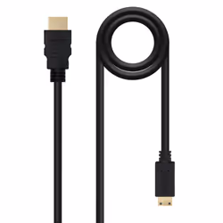 Nanocable 10.15.0902, 1,8 m, HDMI tipo A (Standard), HDMI Type C (Mini), 2560 x 1600 Pixel, Nero