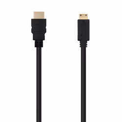 Nanocable 10.15.0902 cavo HDMI 1,8 m HDMI tipo A (Standard) HDMI Type C (Mini) Nero