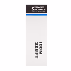Nanocable 10.20.0302 cavo di rete Grigio 100 m Cat5e U/UTP (UTP)