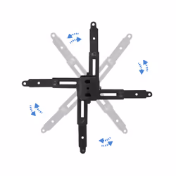 TooQ PJ2012T-B supporto per proiettore Soffitto Nero - Vista aggiuntiva 4